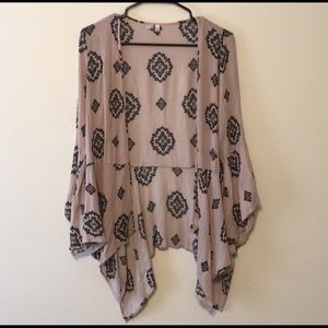 Boho flowy Kimono with Bell Sleeves
